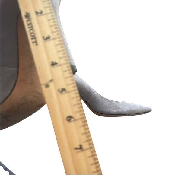 Talbots Women's Size 9 M Gray Leather Suede Pointed Toe 4.5 IN Heels - Picture 11 of 12